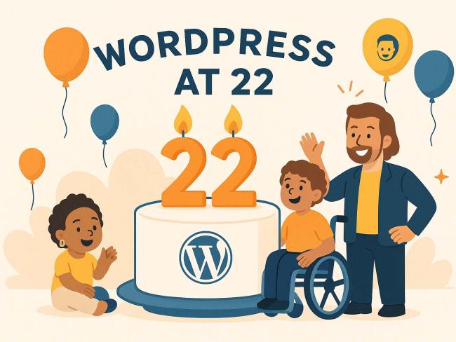 WordPress Turns 22: A Toast to Growth, Grit, and the Open Web